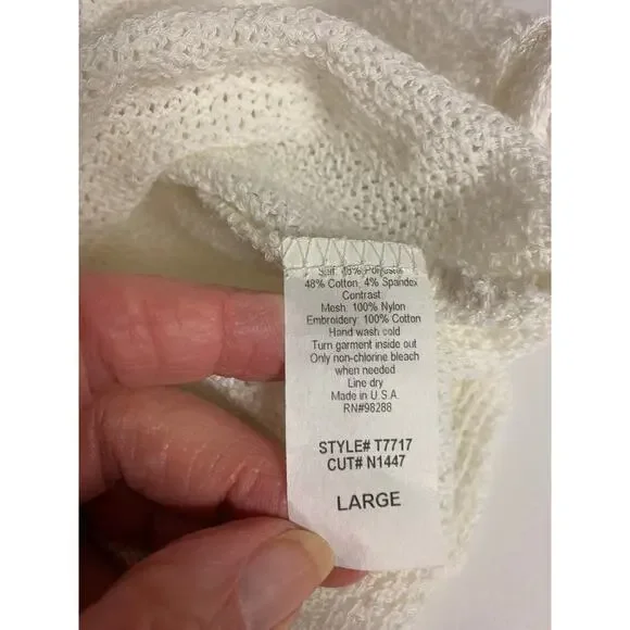 Cal Style Dress Tunic Cottagecore Boho Fairycore Romantic Lace Festival Womens L - Picture 5 of 9